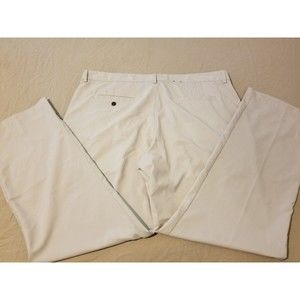 Mens adidas Golf Pants 40x32 Khaki Athletic Slack Trouser